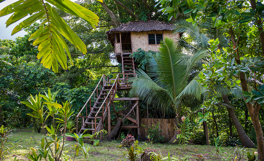 A treehouse on Tanna, Fiji
