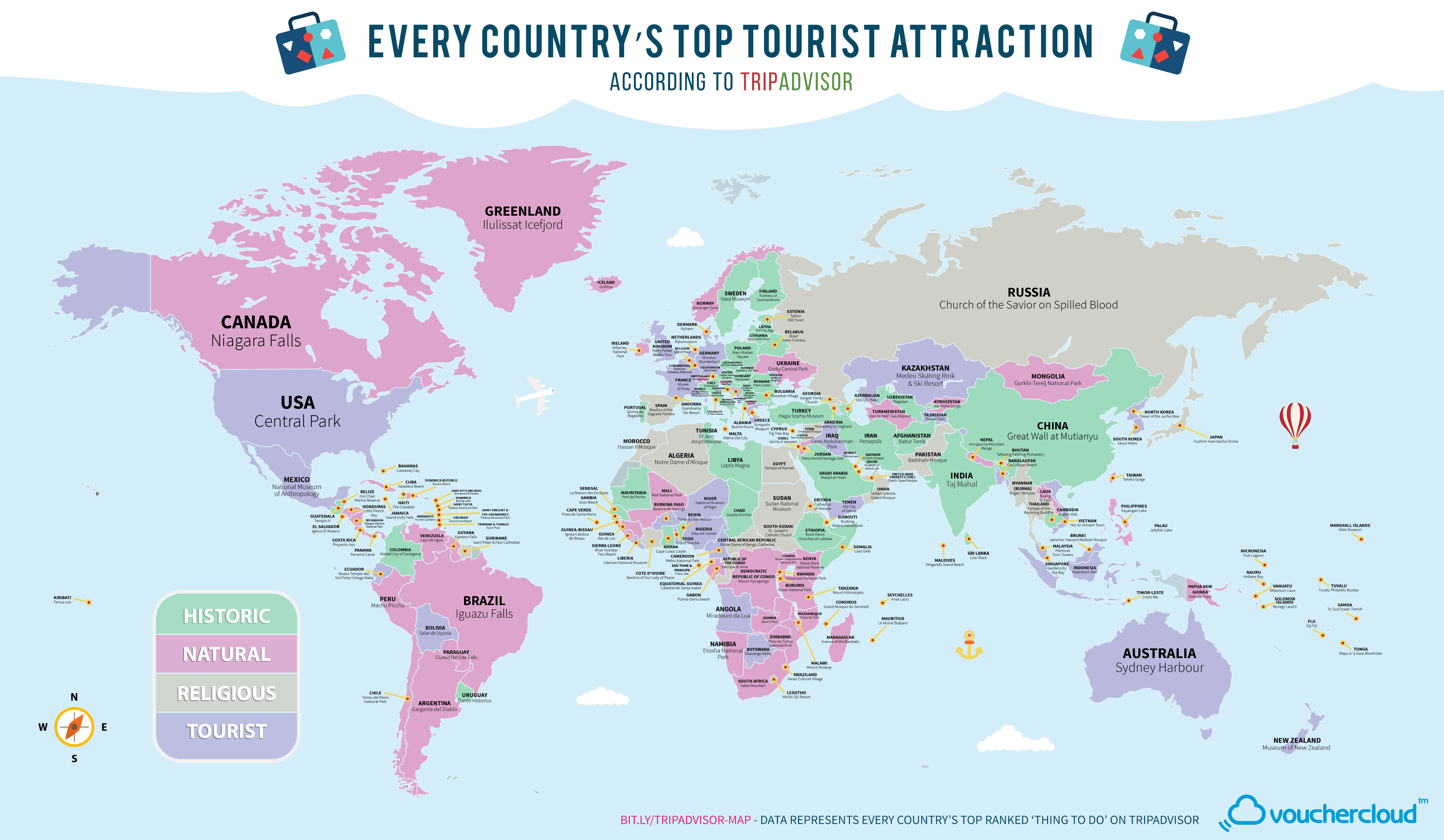 Australia Tourist Attractions Map
