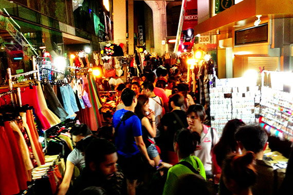 Night markets in Bangkok