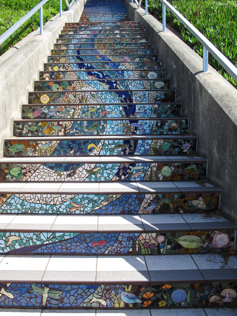 16th Street tiled steps, San Francisco
