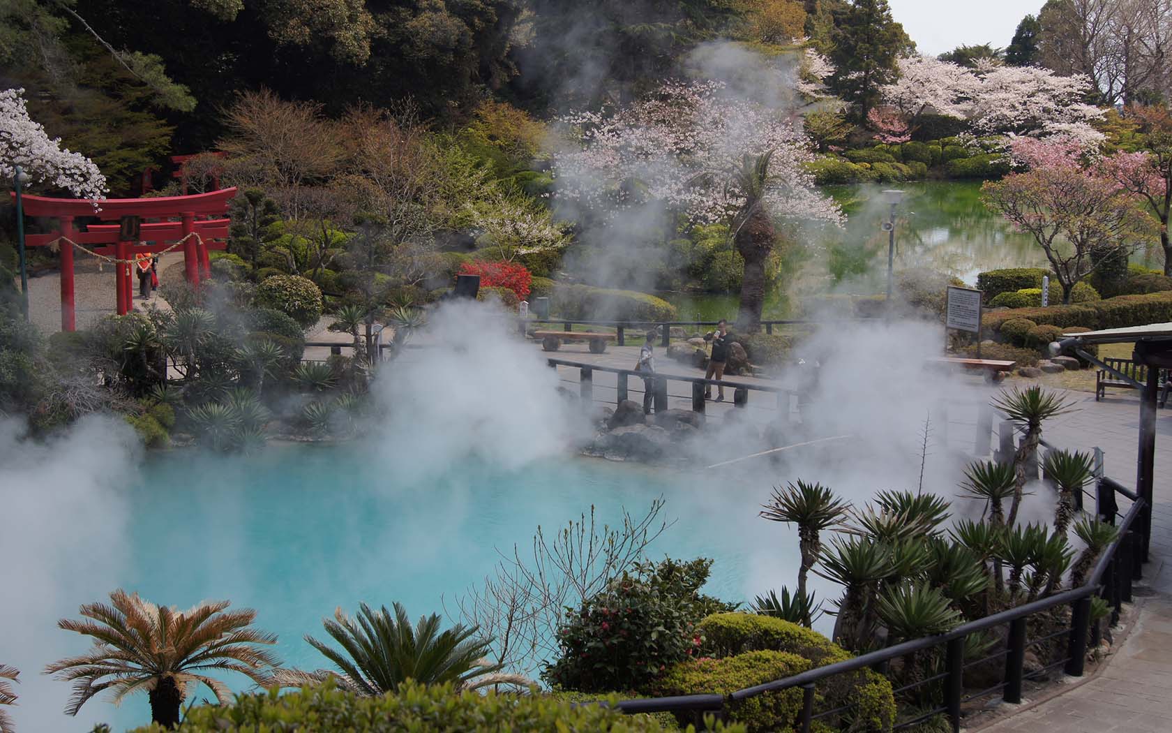 Hot Springs in Beppu, Japan