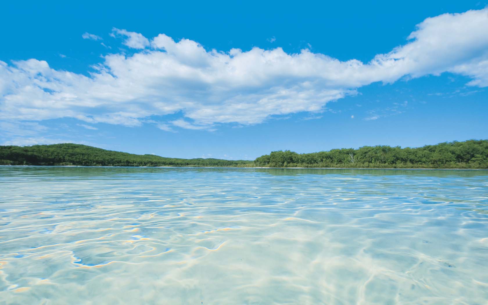 Fraser Island s Lake McKenzie Is Nature s Own Day Spa