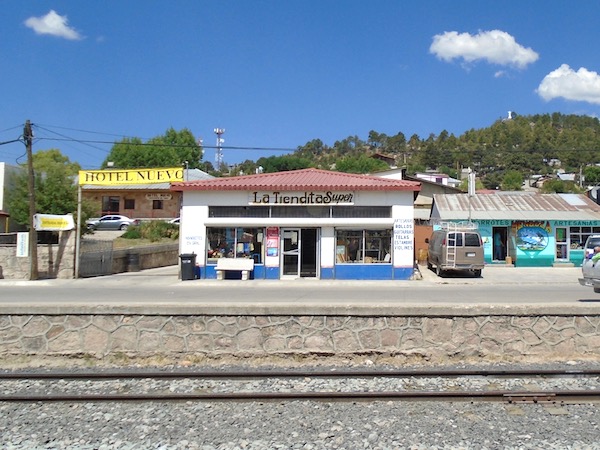 A "tiendita" or small shop along the rail route of El Chepe.