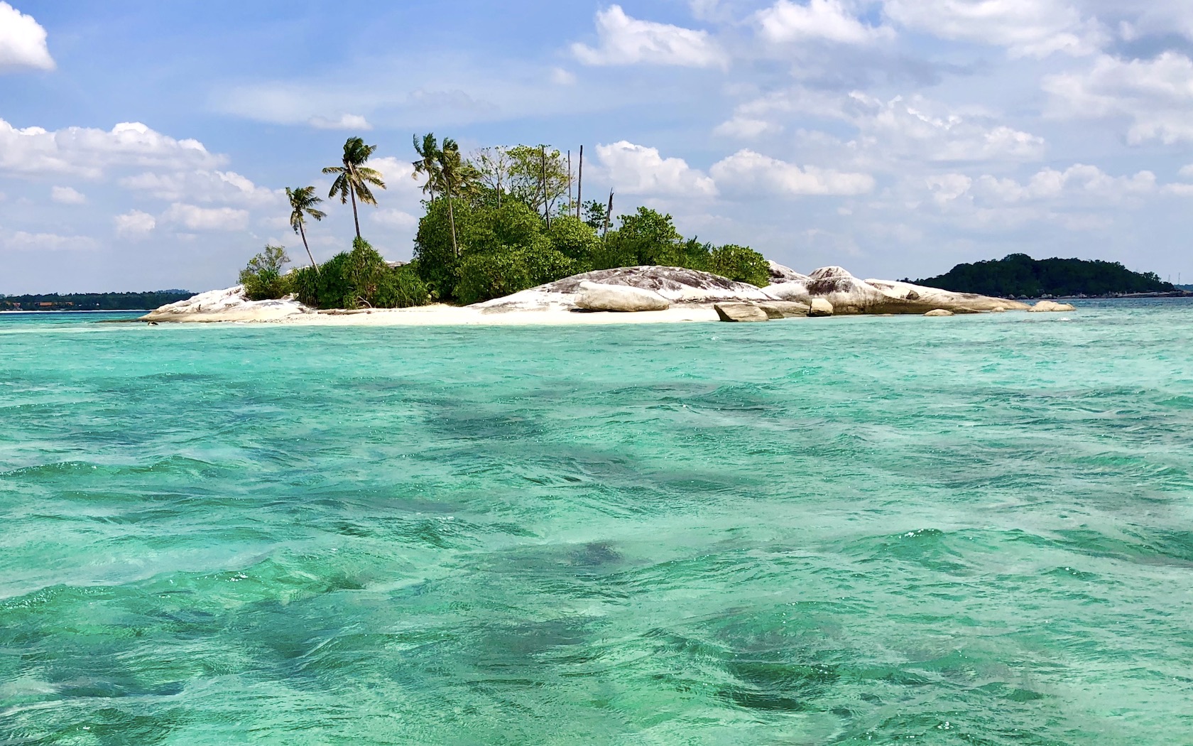 Indonesian islands Belitung island