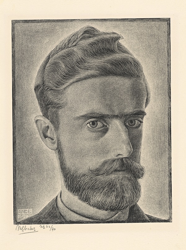 Escher's work, showing at Between Two Worlds, is known for its beauty