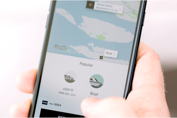 uber boats app