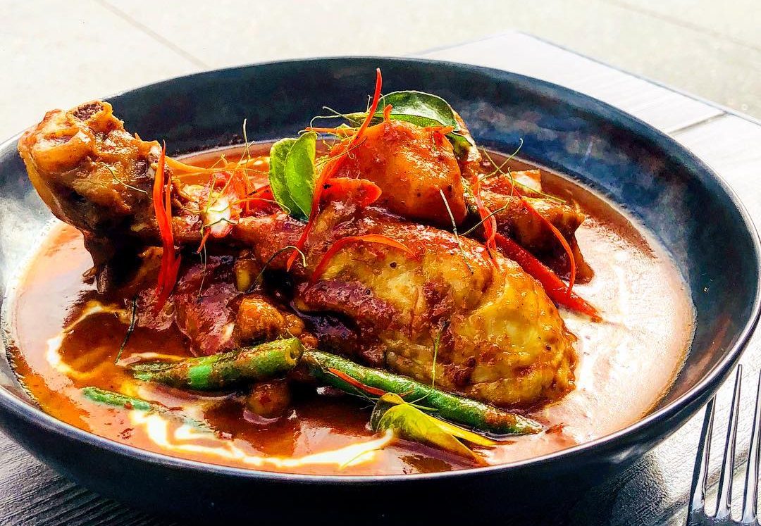 Penang chicken curry from Muum Maam restaurant Barangaroo
