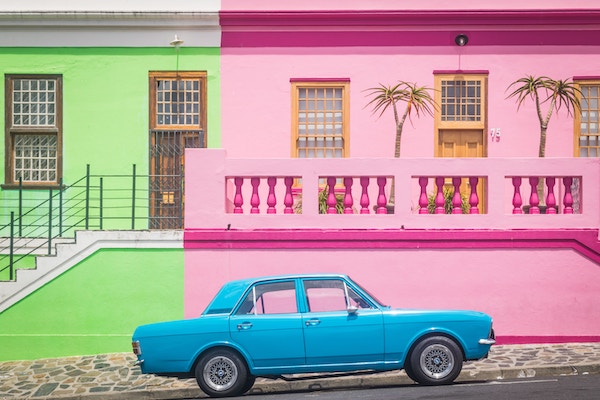 Bo Kaap in Cape Town has the IRL pastel colour palette that Solange used in her music video for 'Losing You'