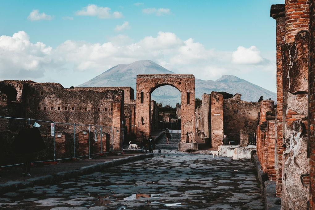 Pompeii Archaeological Park, Italy is an easy day trip from Sorrento, Italy