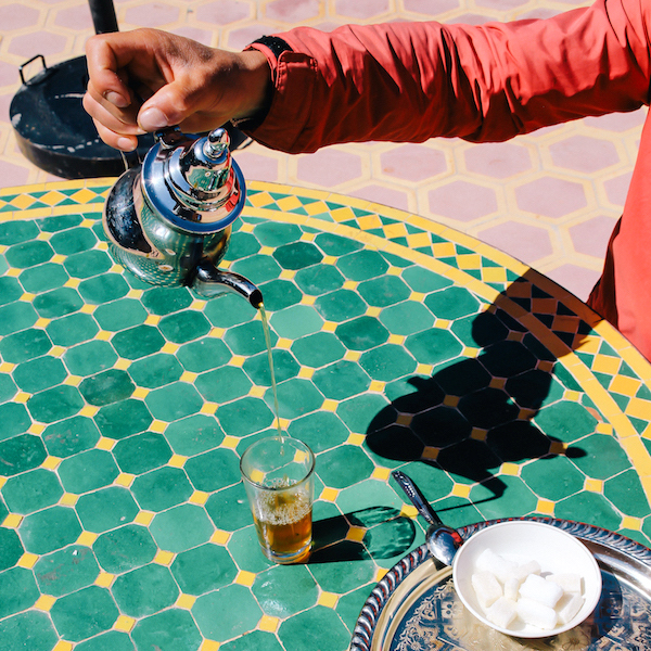 solo travel morocco mint tea
