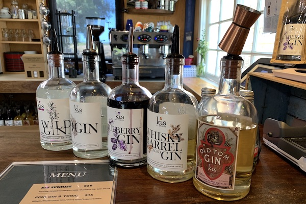 The Kangaroo Island Spirits range, which you can taste at the distillery